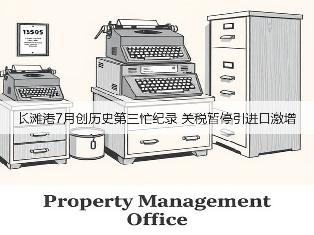 长滩港7月创历史第三忙纪录 关税暂停引进口激增(图2) 长滩港7月创历史第三忙纪录 关税暂停引进口激增(图2)