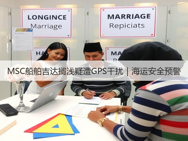 MSC船舶吉达搁浅疑遭GPS干扰｜海运安全预警(图3)