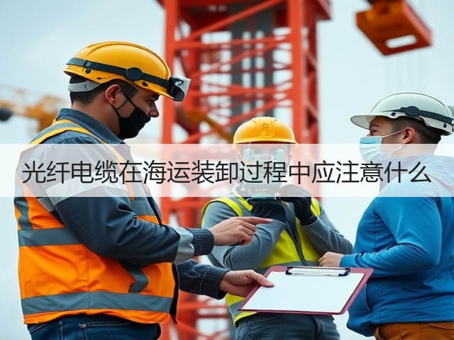 光纤电缆在海运装卸过程中应注意什么(图3)