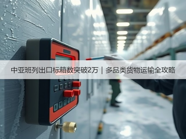 中亚班列出口标箱数突破2万｜多品类货物运输全攻略(图2)