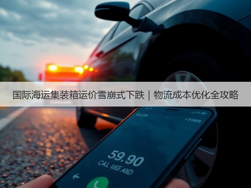 国际海运集装箱运价雪崩式下跌｜物流成本优化全攻略