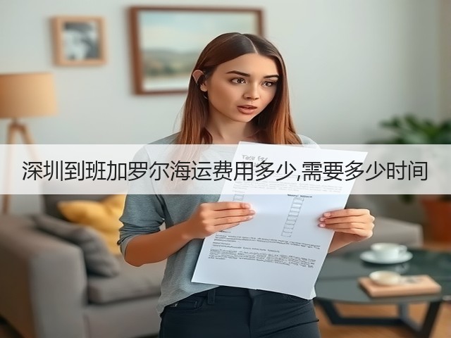 深圳到班加罗尔海运费用多少,需要多少时间(图1)