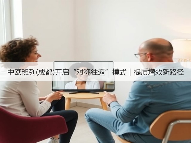 中欧班列(成都)开启“对称往返”模式｜提质增效新路径(图1)
