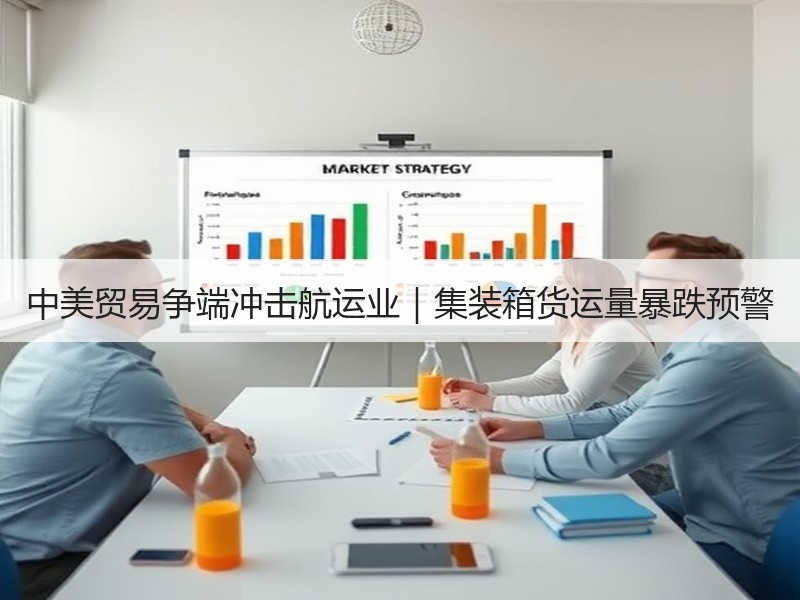 中美贸易争端冲击航运业｜集装箱货运量暴跌预警
