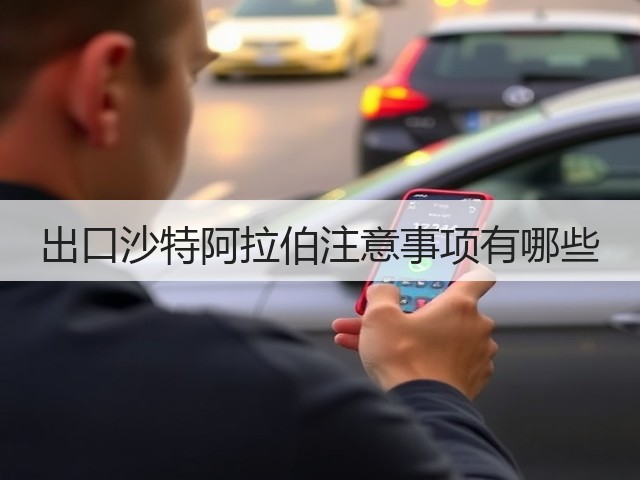 出口沙特阿拉伯注意事项有哪些(图1)