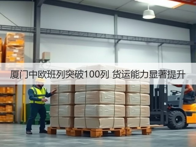 厦门中欧班列突破100列 货运能力显著提升(图3)