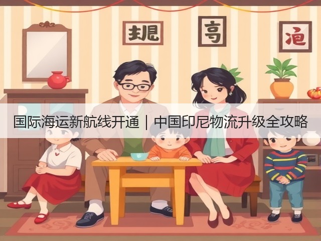 国际海运新航线开通｜中国印尼物流升级全攻略(图3)