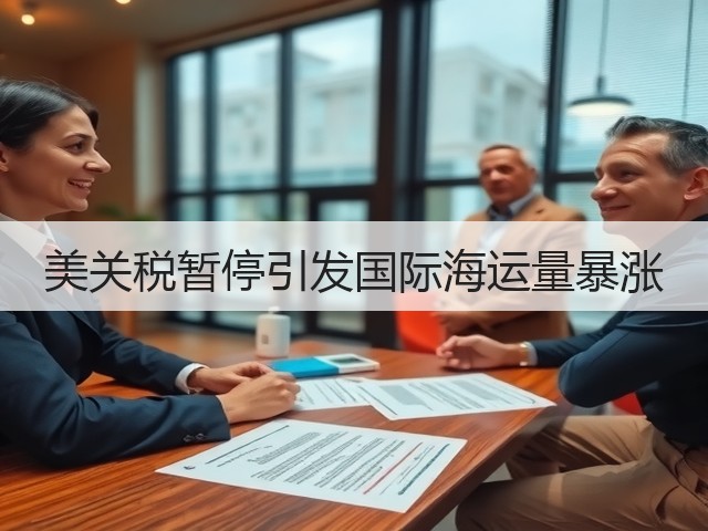 美关税暂停引发国际海运量暴涨(图2) 美关税暂停引发国际海运量暴涨(图2)
