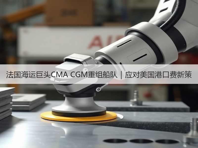 法国海运巨头CMA CGM重组船队｜应对美国港口费新策