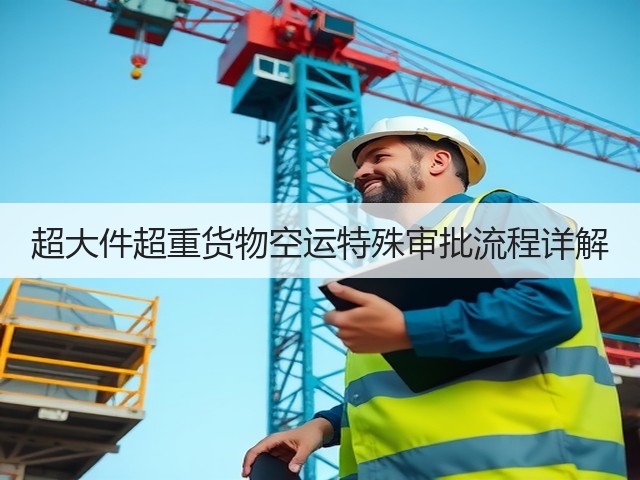 超大件超重货物空运特殊审批流程详解(图1)