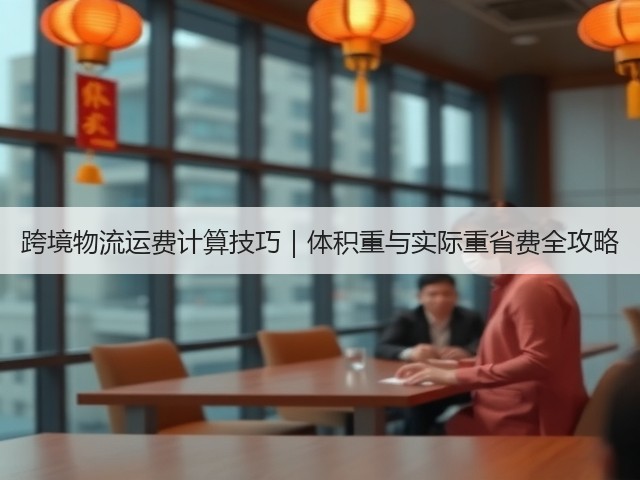 跨境物流运费计算技巧｜体积重与实际重省费全攻略(图1)