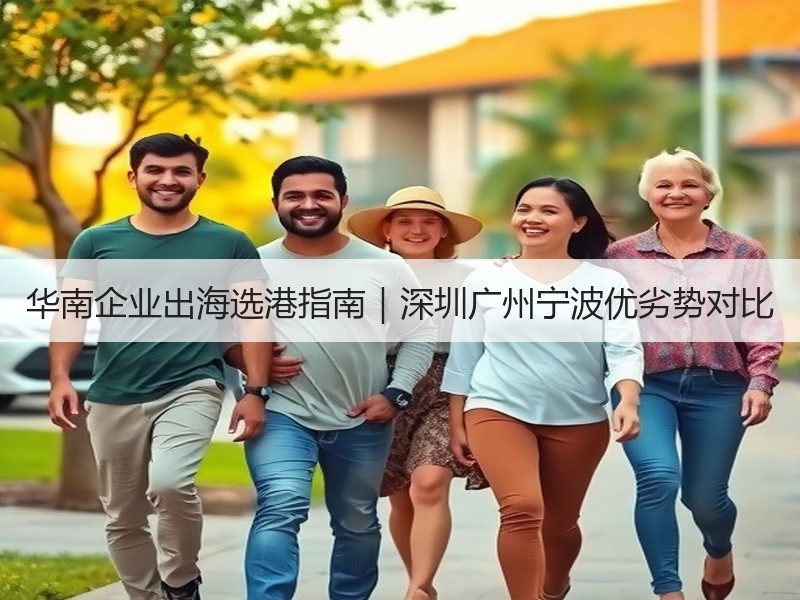 华南企业出海选港指南｜深圳广州宁波优劣势对比