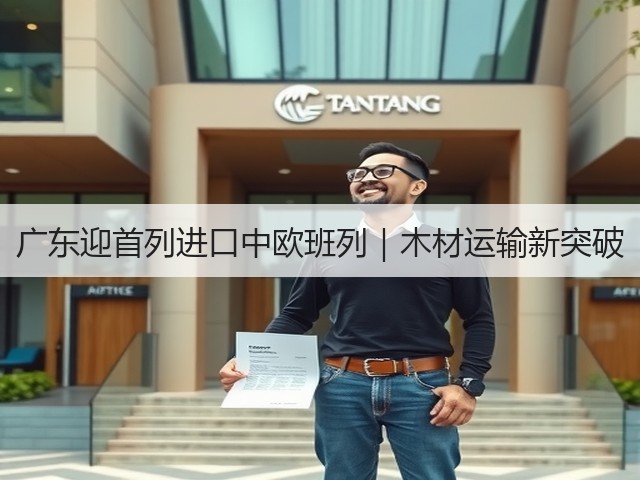 广东迎首列进口中欧班列｜木材运输新突破(图3)