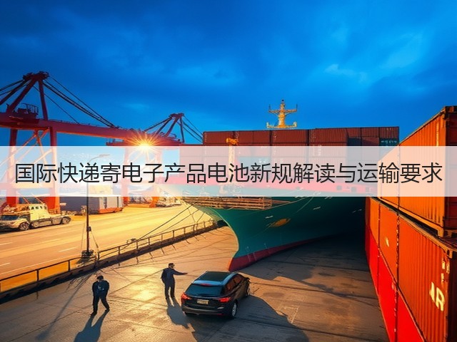 国际快递寄电子产品电池新规解读与运输要求(图3)