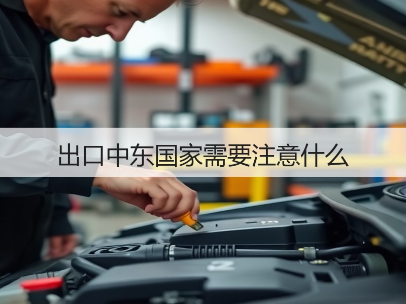 出口中东国家需要注意什么