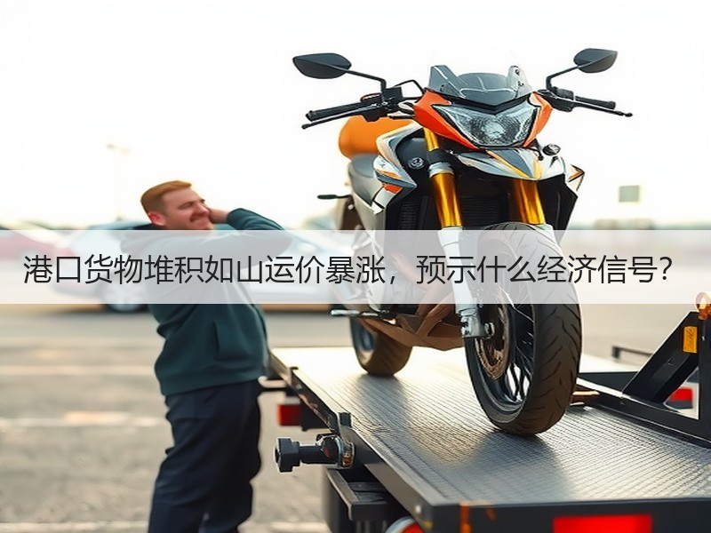 港口货物堆积如山运价暴涨，预示什么经济信号？