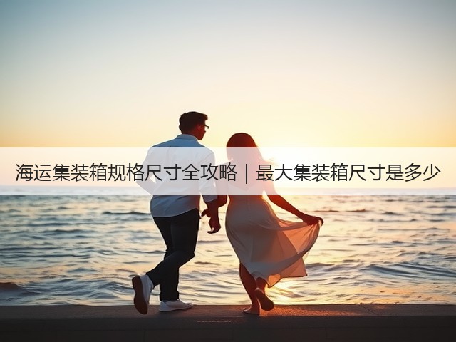 海运集装箱规格尺寸全攻略｜最大集装箱尺寸是多少(图2)