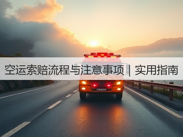 空运索赔流程与注意事项｜实用指南(图2)