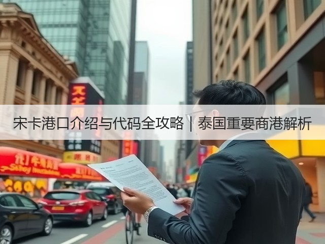 宋卡港口介绍与代码全攻略｜泰国重要商港解析(图2)