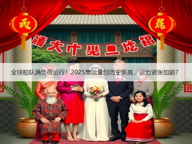 全球船队满负荷运行！2025集运量创历史新高，运力紧张加剧？(图3)