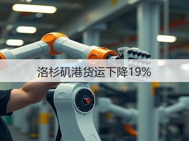 洛杉矶港货运下降19%