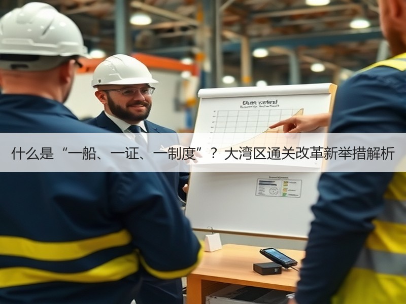 什么是“一船、一证、一制度”？大湾区通关改革新举措解析