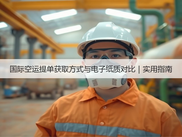 国际空运提单获取方式与电子纸质对比｜实用指南(图1)