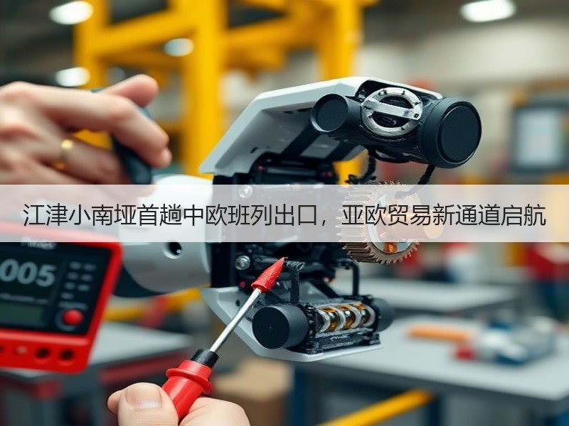 江津小南垭首趟中欧班列出口，亚欧贸易新通道启航