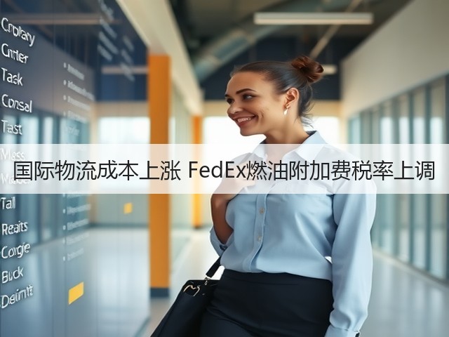 国际物流成本上涨 FedEx燃油附加费税率上调(图3)