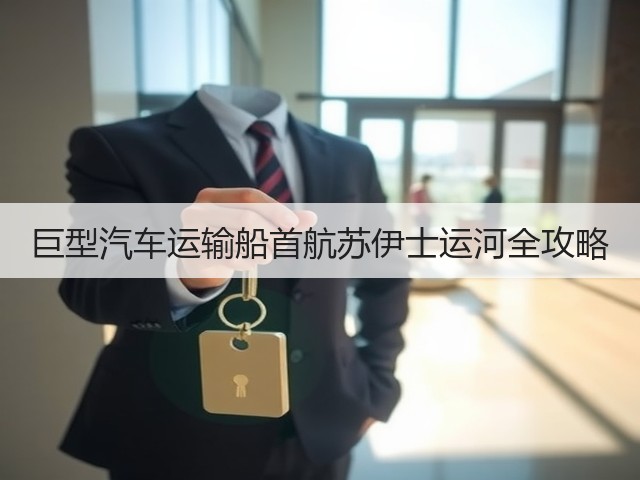 巨型汽车运输船首航苏伊士运河全攻略(图3)