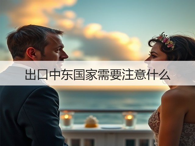 出口中东国家需要注意什么(图2)