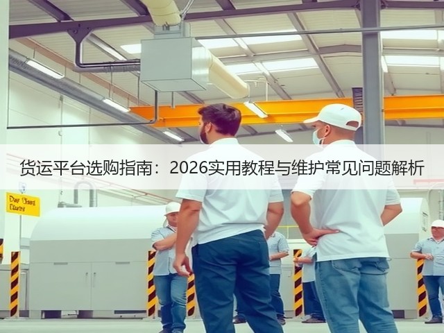 货运平台选购指南：2026实用教程与维护常见问题解析(图3)