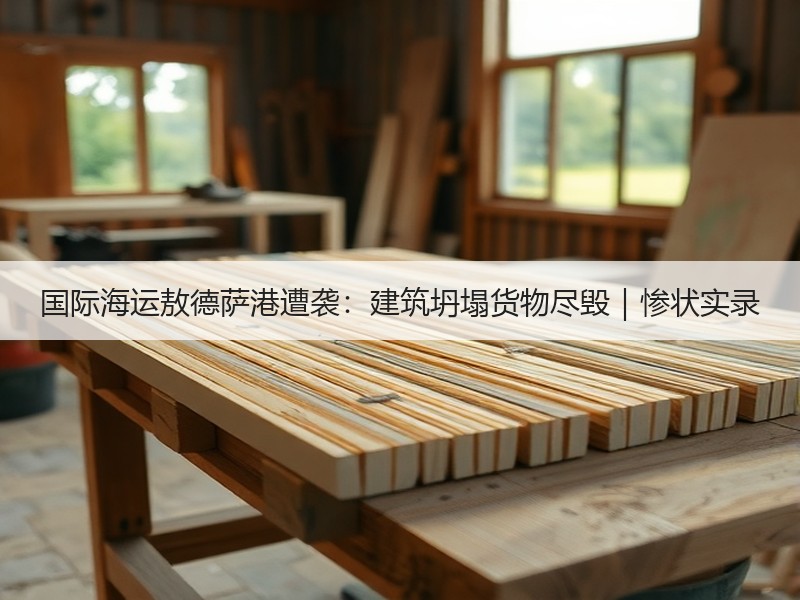 国际海运敖德萨港遭袭：建筑坍塌货物尽毁｜惨状实录