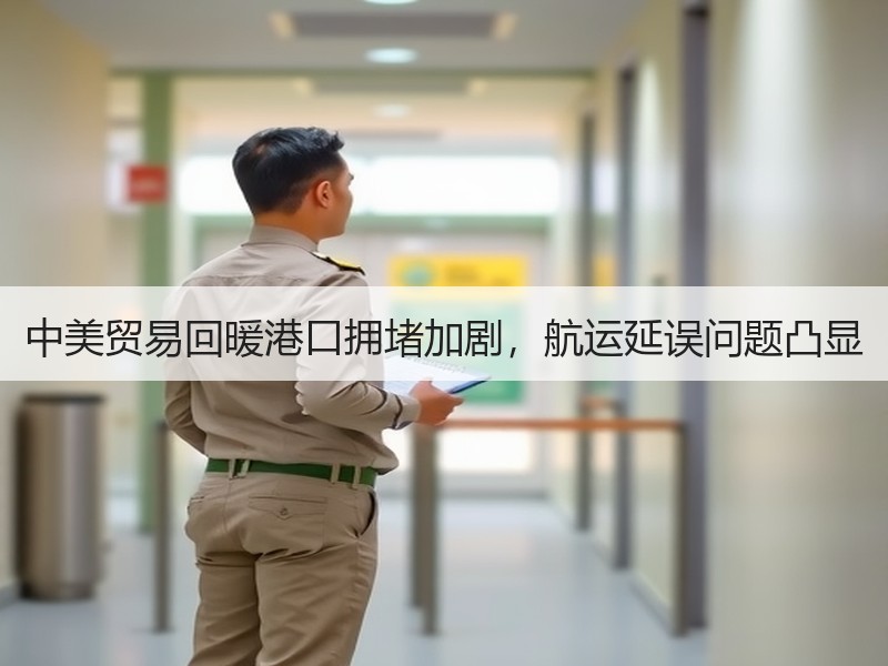 中美贸易回暖港口拥堵加剧，航运延误问题凸显