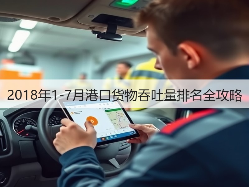 2018年1-7月港口货物吞吐量排名全攻略