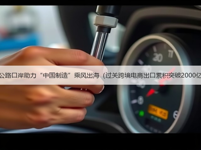 珠海公路口岸助力“中国制造”乘风出海(过关跨境电商出口累积突破2000亿元)(图2) 珠海公路口岸助力“中国制造”乘风出海(过关跨境电商出口累积突破2000亿元)(图2)