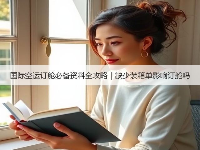 国际空运订舱必备资料全攻略｜缺少装箱单影响订舱吗(图2)