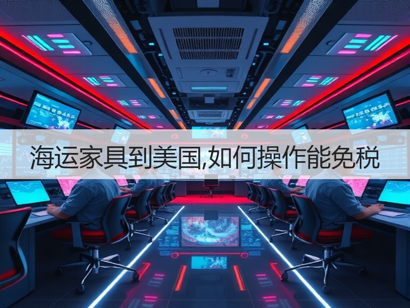 海运家具到美国,如何操作能免税