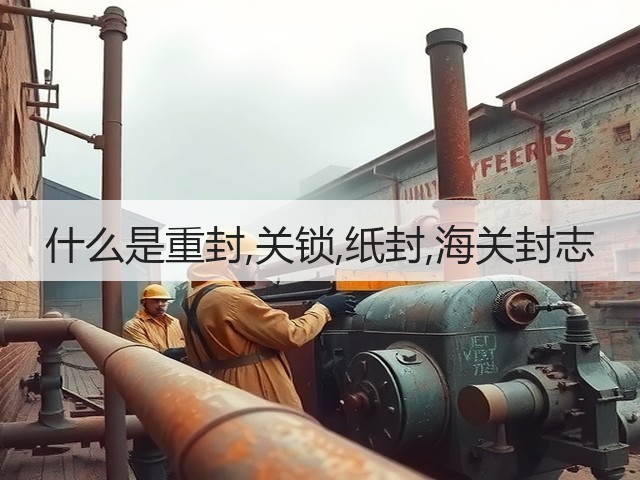 什么是重封,关锁,纸封,海关封志(图1) 什么是重封,关锁,纸封,海关封志(图1)