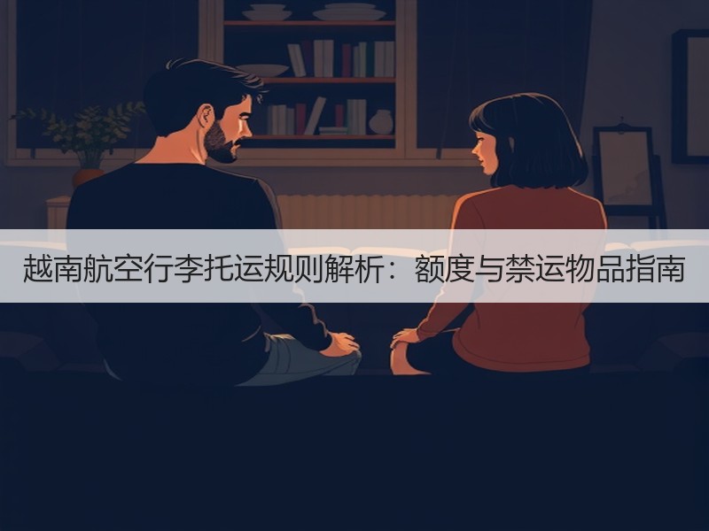越南航空行李托运规则解析：额度与禁运物品指南