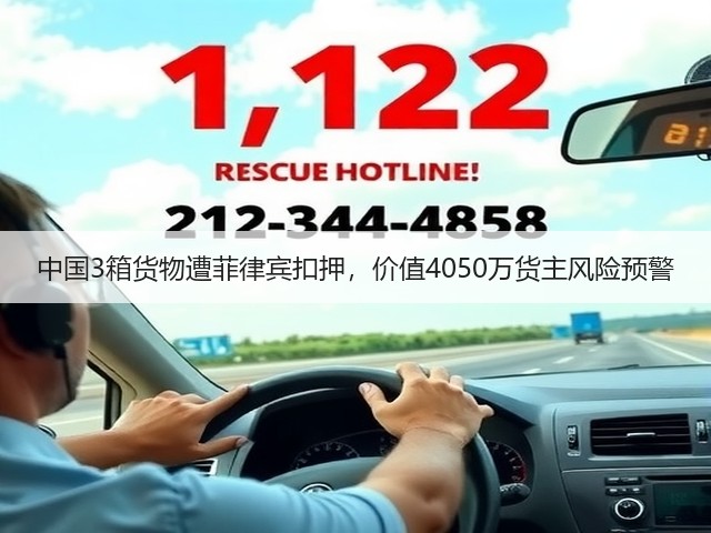 中国3箱货物遭菲律宾扣押，价值4050万货主风险预警(图1)