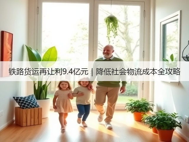 铁路货运再让利9.4亿元｜降低社会物流成本全攻略(图1)