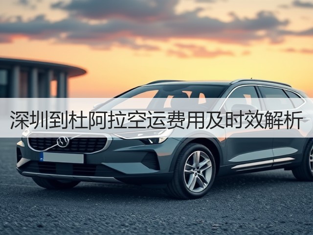 深圳到杜阿拉空运费用及时效解析(图3)