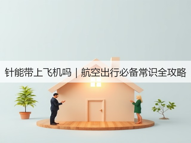 针能带上飞机吗｜航空出行必备常识全攻略(图2)