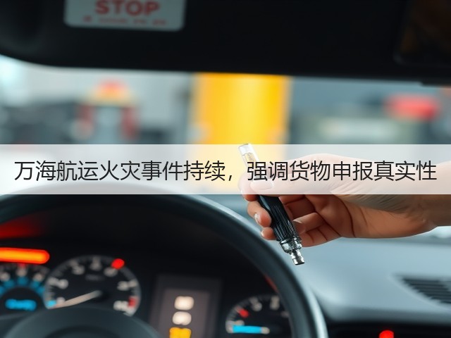 万海航运火灾事件持续，强调货物申报真实性(图1)