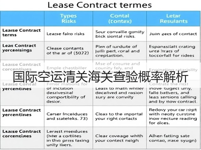 国际空运清关海关查验概率解析(图2) 国际空运清关海关查验概率解析(图2)