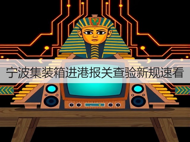 宁波集装箱进港报关查验新规速看(图1)