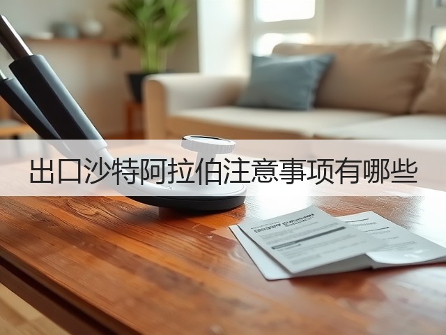 出口沙特阿拉伯注意事项有哪些(图1)