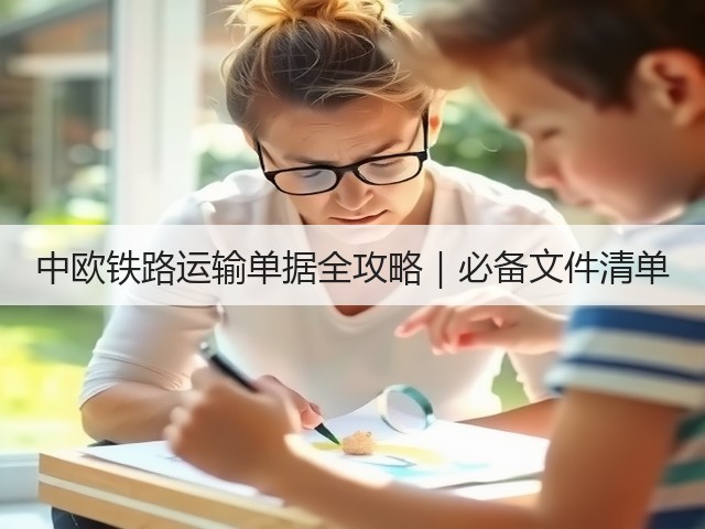 中欧铁路运输单据全攻略｜必备文件清单(图1)