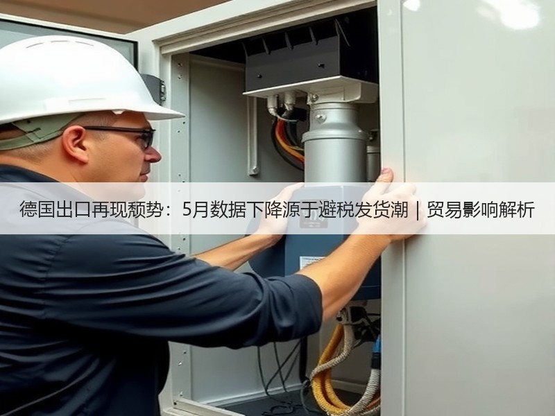 德国出口再现颓势：5月数据下降源于避税发货潮｜贸易影响解析